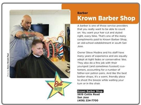 Best Barber  2009- Steve Medina