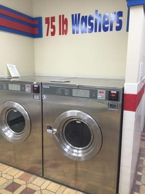 Super large washers for large loads.