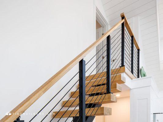 Living room Staircase Addition Second Floor