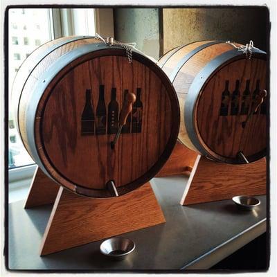 Custom barrels for Yelp