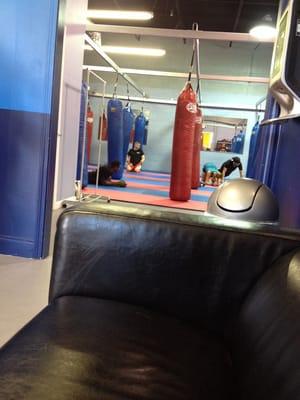 Kickboxing class