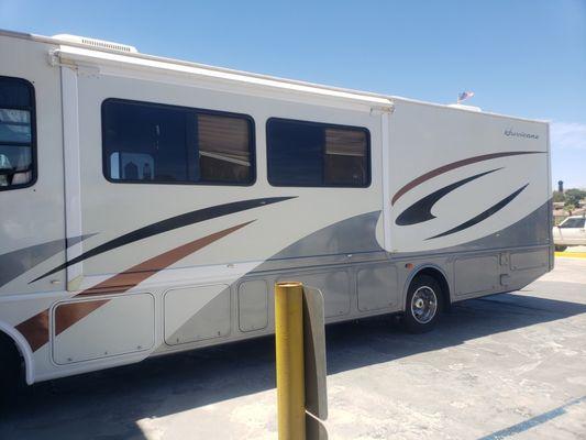 Easy  Access for any size motorhomes