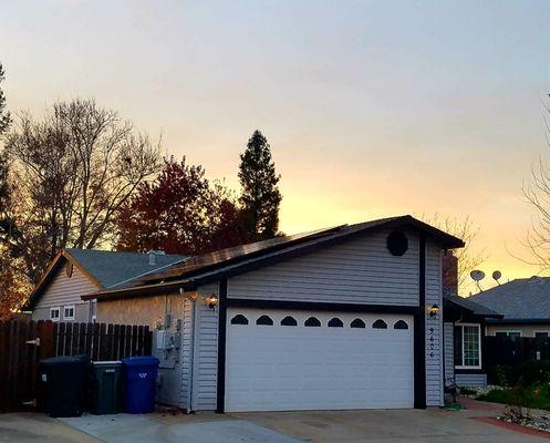 Rancho Cordova, CA   3.9 kW Solar Install.  Honor Family.