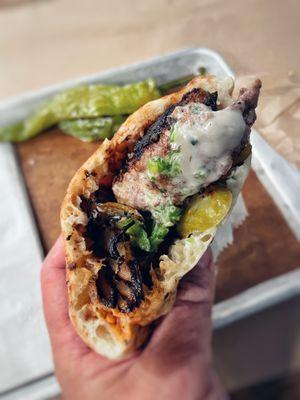 Lamb Kebab Pita - #whatkineats