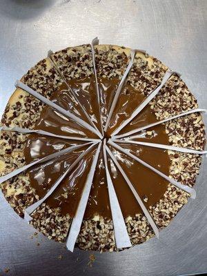 Salted caramel cheesecake