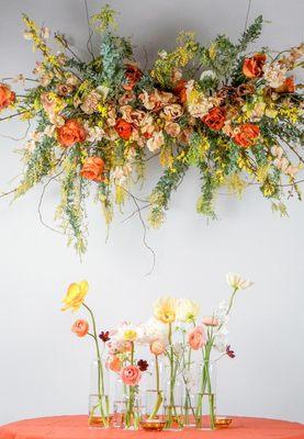 Floral installation - Colorfull wedding