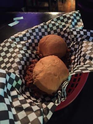 $1.00 for 2 sloppy joe sliders during wild games!!