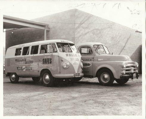 Oldies but goodies, our service trucks back in the day