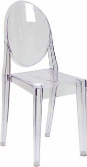 Clear Ghost Chair without Arms