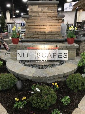 Nite Scapes' fountain at the March 2018 Salt Lake Home & Garden Show...