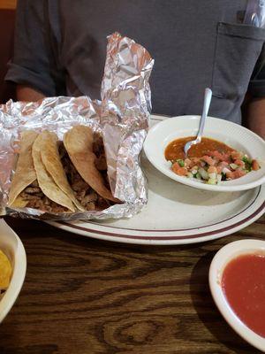 Tacos de carnesada