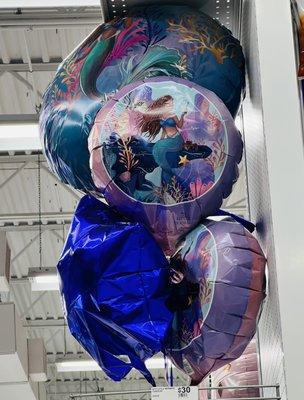 Black Ariel Little Mermaid Balloons