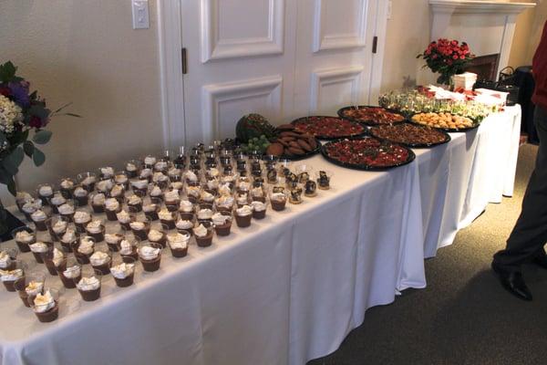 Reception room for families to gather after or prior to a funeral, memorial, or celebration of life services.