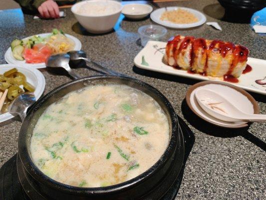 Combination soft tofu soup is sooo good!