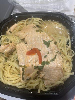 Salmon pasta that I didn't order