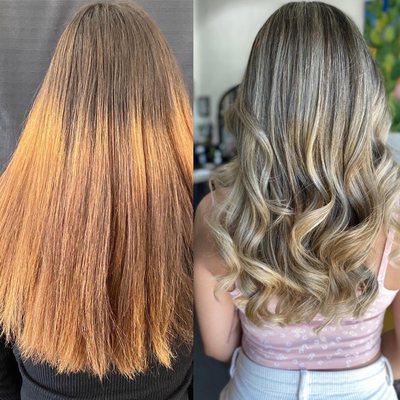 Corrective color & blonding