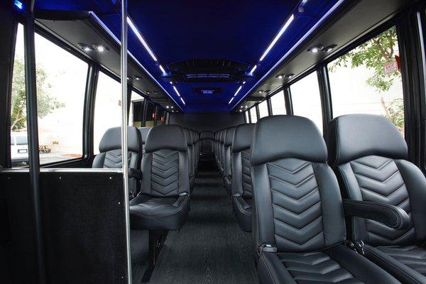 27 Passenger Luxury Mini Bus Interior