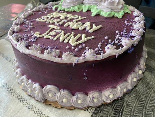 Nice purple cake