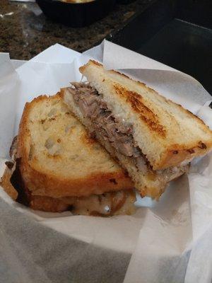 Duck confit grilled cheese