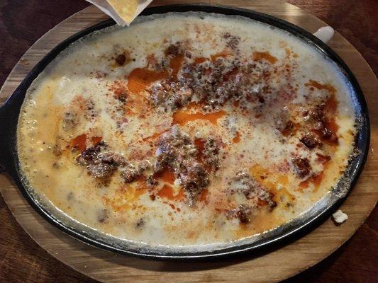 Queso Fundido with Chorizo