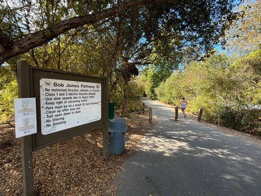 Nearby Bob Jones City to Sea walk and bike trail.