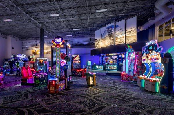 Arcade and Redemption area.