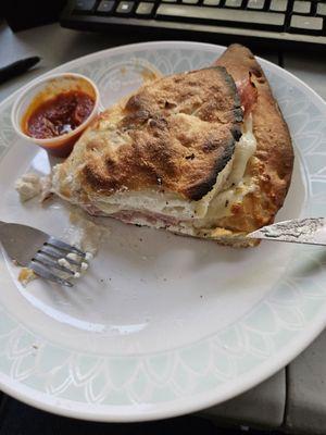 Calzone with ham