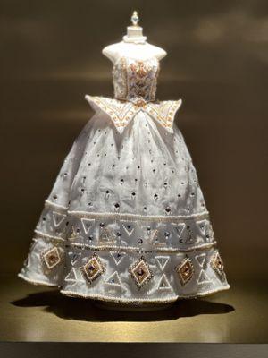 Miniature replica of a Princess D gown