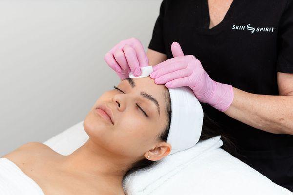 Facial services at SkinSpirit