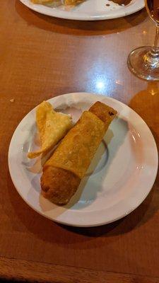 Egg Roll and Crab puff