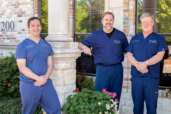 Left to Right:
 Dr. Will Andress, Dr. Blair Drummond, Dr. Greg Bryan