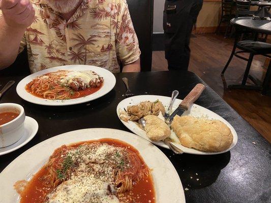 Chicken Parmigiana Lunch very delicious