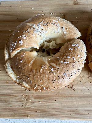 Salt Bagel with Butter