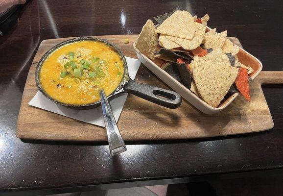 Appetizer corn cheese dip