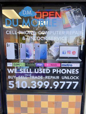 Du mobile front store!!