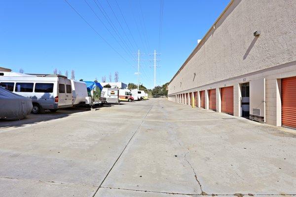 Exterior storage units