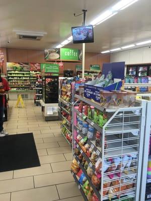 My first step into the best 7-11 I've ever been into. They treated me with respect and when I had questions, they helped me through it.