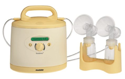 Medela Symphony Pump rentals and Medela breastfeeding supplies in stock.