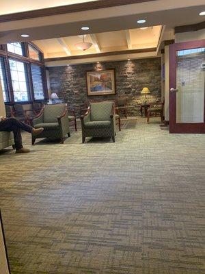 Waiting room at Willow Springs Dental