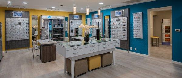 Our newly renovated optical area