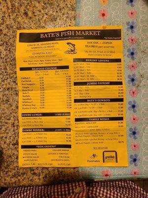 Bates Fish Market Number One