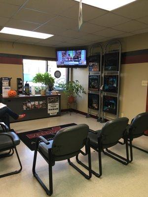 Clean and Comfortable Waiting Room