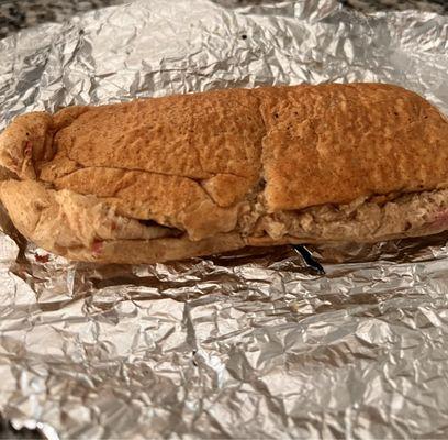 Skinnier than an old school pb &j ! Wheres the meat ???? Giant -LESS sub