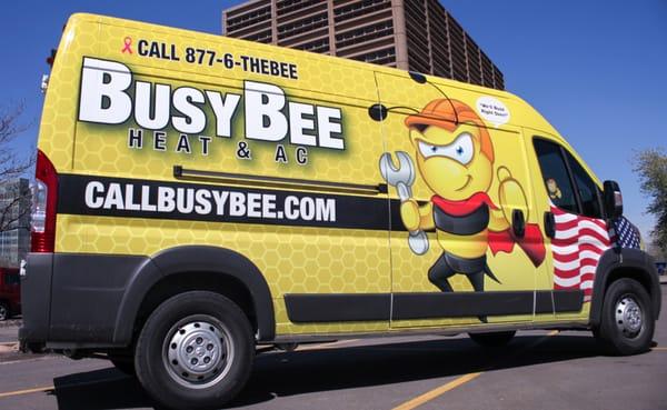 Busy Bee Vans are Hard not to Spot