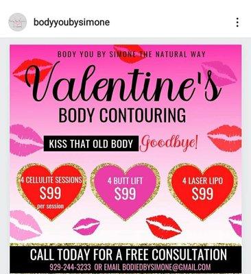 Body By Simone The Natural Way. $99 Valentine's Day Special!!!!!!! BOOK APPOINTMENT NOW