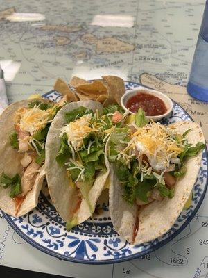 Mahimahi Fish Tacos! Very tasty!