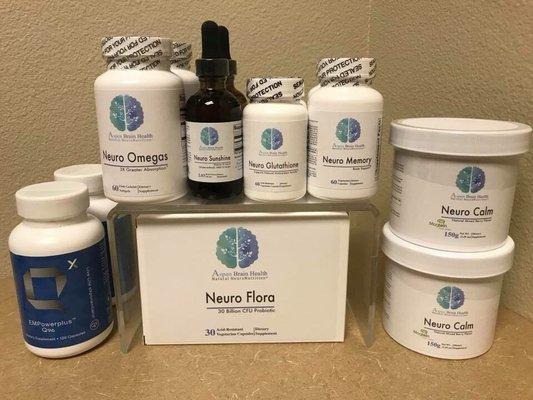 Aspen Brain Health uses scientifically researched, all natural, clinical-grade NeuroNutrition. Med Free options for Mood, Memory & More