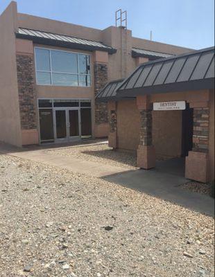 Entrance to the dental office