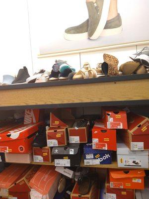 Shoe clearance.