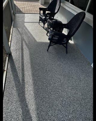 New patio floor on Fort Myers Beach Home